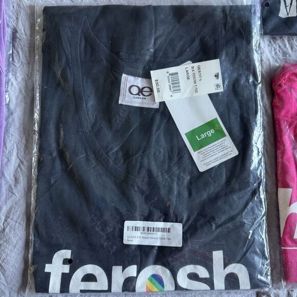 QUEER EYE T Shirt & Tank Bundle -Mixed Sizes New with tag in Original Packaging - Picture 8 of 11